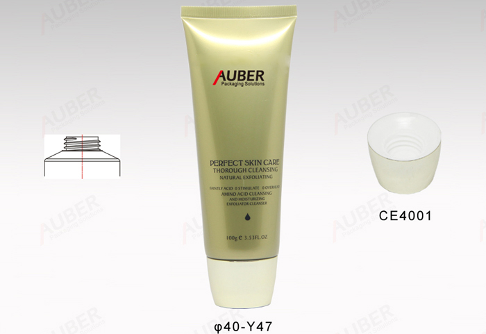 60ml Glossy Plastic Cosmetics Packaging