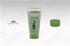 aloe vera plastic laminated skincare tube in d40mm with flip top cap