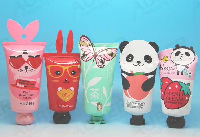 Animal shaped cosmetic tube packaging