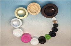 auber patented concave caps for cosmetic tubes