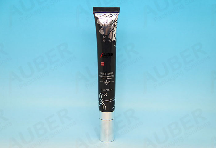 black lip gloss tube with high cap