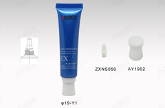 blue squeezale plastic tube with screw cap 15ml