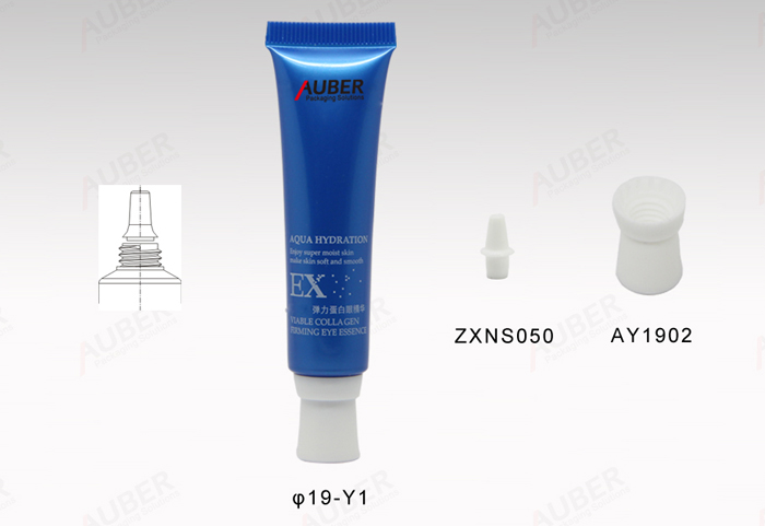 Blue Squeezale plastic tube with screw cap 15ml