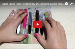 brush tubes for make up products