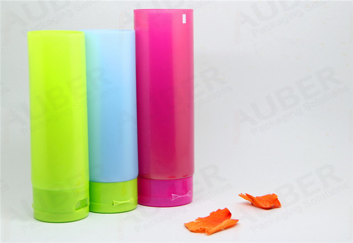 Colorful Plastic Tubes with Flip Top Caps for Personal Care Products 