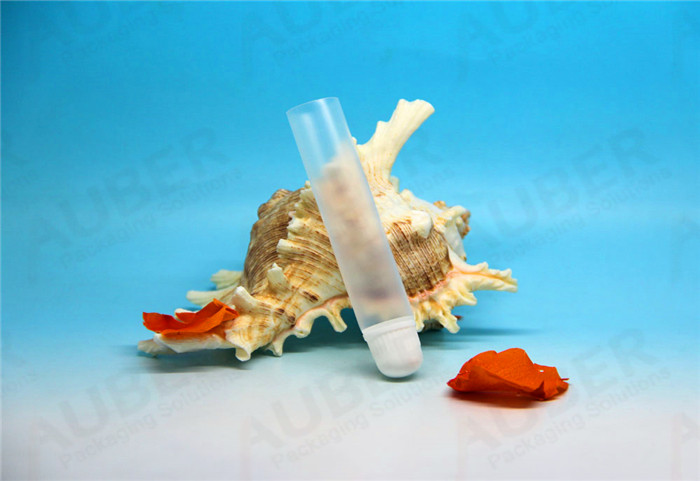 D16mm Transparent 2 in 1 Lipgloss Tubes with White Screw On Caps