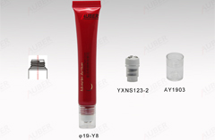 d19mm three rolls lip gloss tube