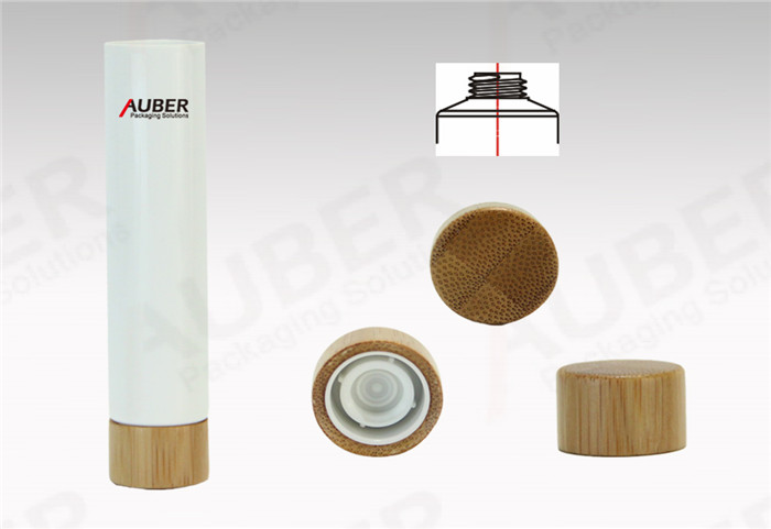 Auber D22 cosmetic tube with bamboo screw caps