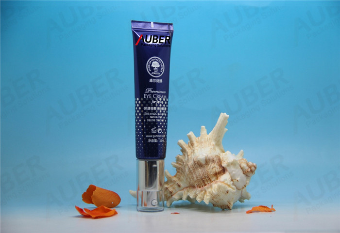 D25mm Purple Airless Cosmetic Pump Tube with Metalized Pump Head