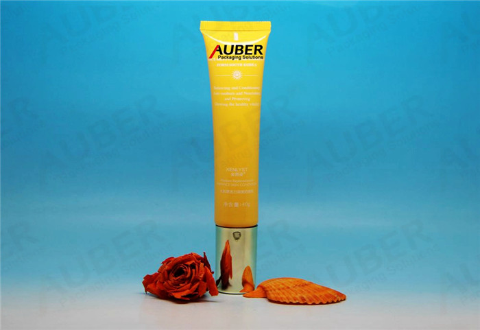 D25mm Yellow Airless Pump Tube Packaging for Eye Products