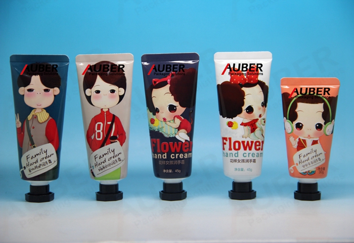 D30mm Lovely Hand Cream Tubes with Octagonal Caps