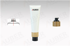 D35-cosmetic-tube-with-bamboo-pump-caps