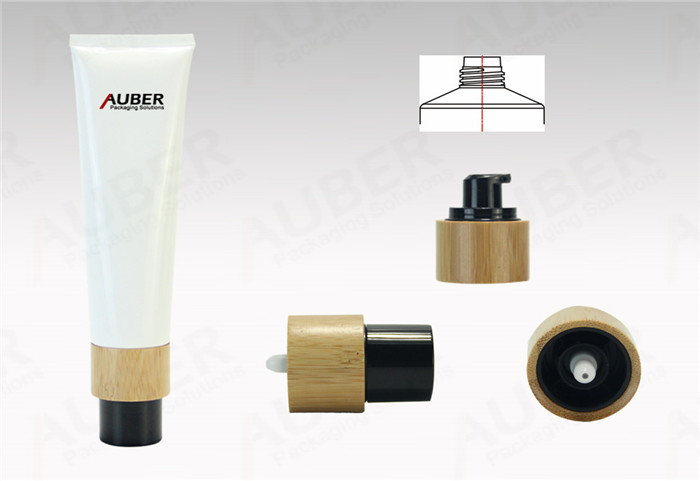Auber D35 cosmetic tube with bamboo pump caps