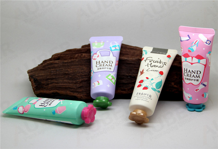 D35mm Hand Cream Tubes with Colorful Flower Caps