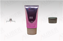 d35mm high glossy bb cream tube with metallic cap