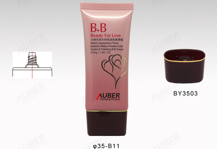 D35mm Oval Tube Packaging for Cosmetics