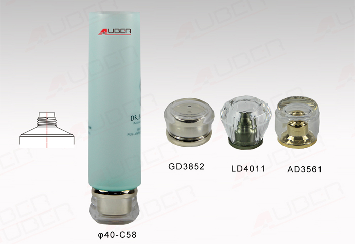 This is a D40mm Clear Packaging Tube.