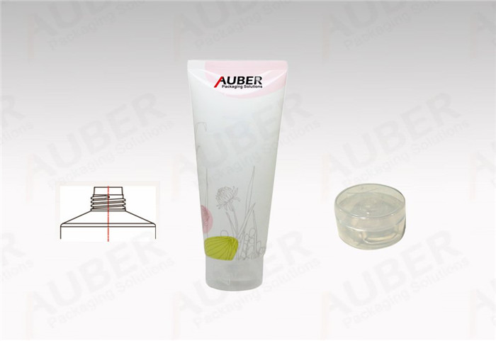 D40mm Elegant Plastic Laminated Tube with Transparent Flip Top Cap