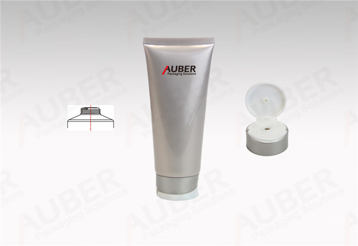 D40mm Pearl Round Cosmetic Tubes Manufacturer with Dual-color Flip Top Cap 