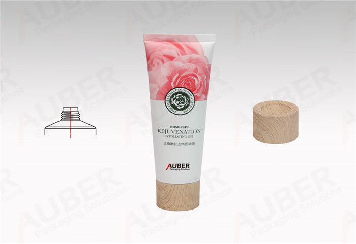 Auber Pearl Round Cosmetic Tubes with Flip Top Caps