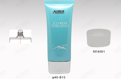 d40mm oval squeezable cosmetic tube for lotion