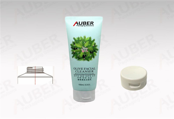 D45mm Plastic Laminated Tube with Black Flip Top Cap for Bamboo Facial Cleanser