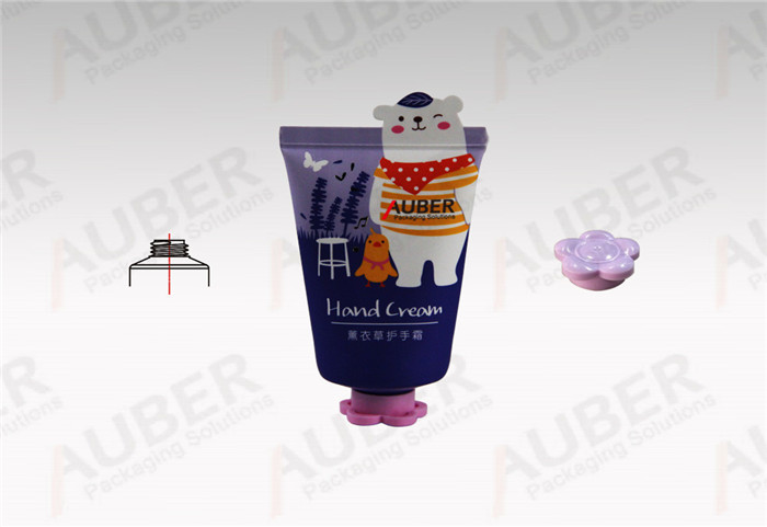 Auber Dia_35mm Bear Shape Plastic Squeeze Tubes with Flower Cap