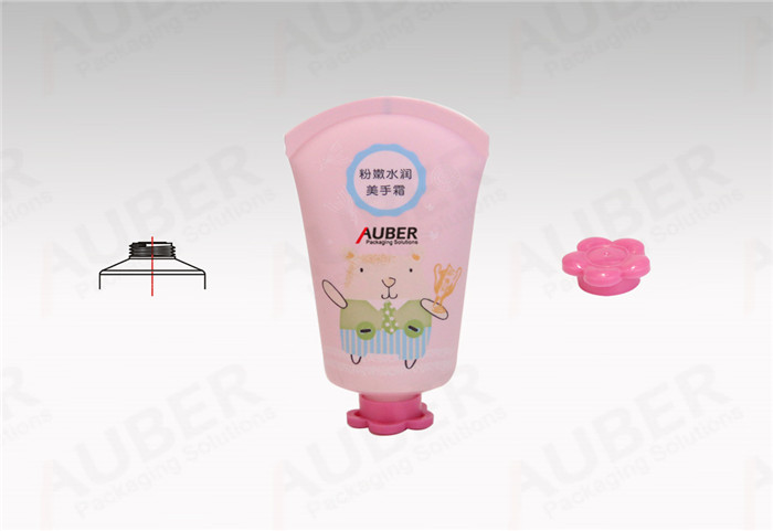 Auber Dia.35mm Round Tail Hand Cream Tubes with Flower Closure for Children Skincare Products