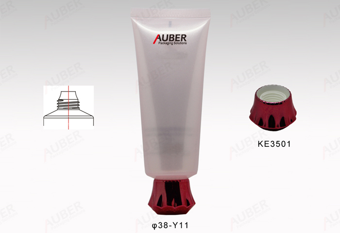 Dia.38mm round tube cosmetic packaging