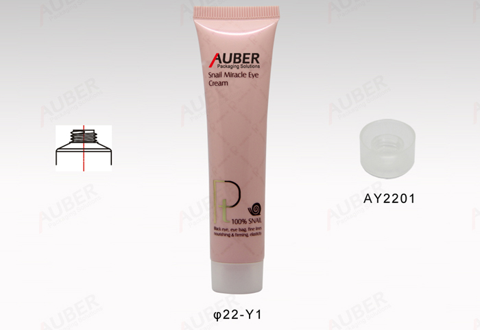 Auber Eco Packaging Cosmetics With White Screw-on Cap