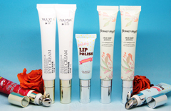 fashion massage head lip gloss tubes