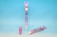 high quality clear lip gloss tube with animal printing