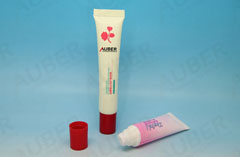 plastic empty squeezable lip stick tube