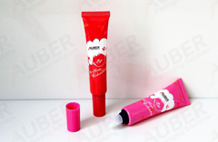 plastic squeezable lip gloss tube packaging d19mm