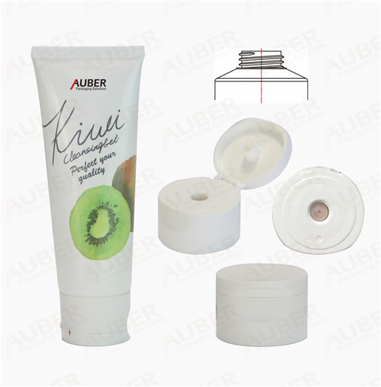 Plastic Squeeze Tubes in Dia.40mm with Matt Valve Flip Top Cap