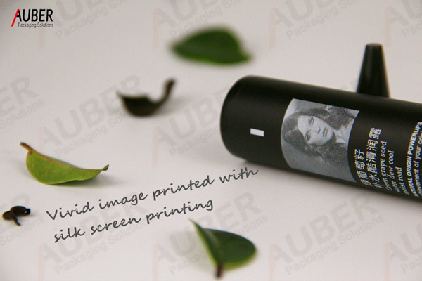 Auber cosmetic tubes with vivid image printed with silk screen printing