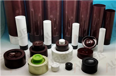 round skincare tubes with patent concave caps