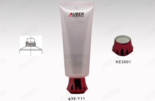 Round tube cosmetic packaging