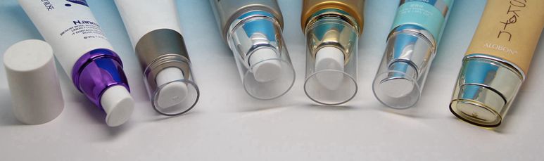 Airless pump tube for cosmetics
