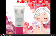 video oval cosmetic tube