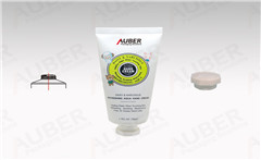 white abl tubes in dia 35mm with octagonal caps for hand cream