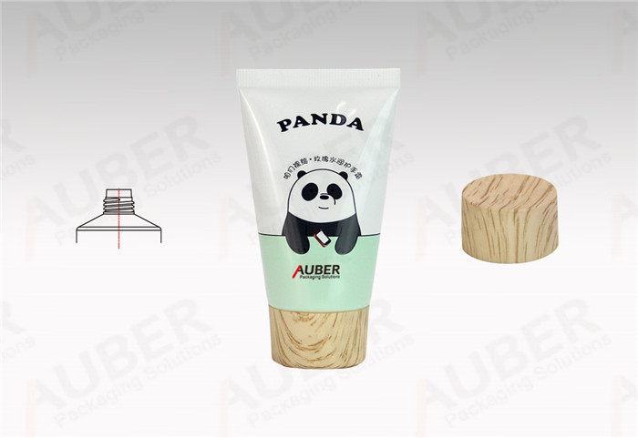 Auber Whole Plastic Laminated Tube in Dia.35mm with Wood Texture Screw On Cap