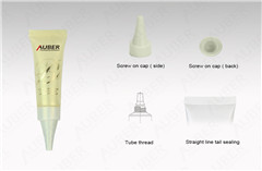 Gold BB Cream Packaging with Nozzle Tip in Dia.16mm