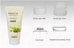 Skincare plastic packaging with a pleasant scent