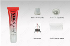 D19mm Clear Tube Packaging with Lip Gloss Head