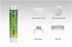 D19mm Squeeze Tubes Wholesale for Aloe Vera with Screw On Cap