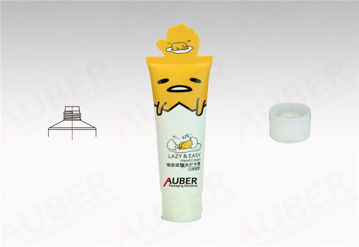 D35mm Plastic Hand Cream Tubes Vendor with White Screw On Cap