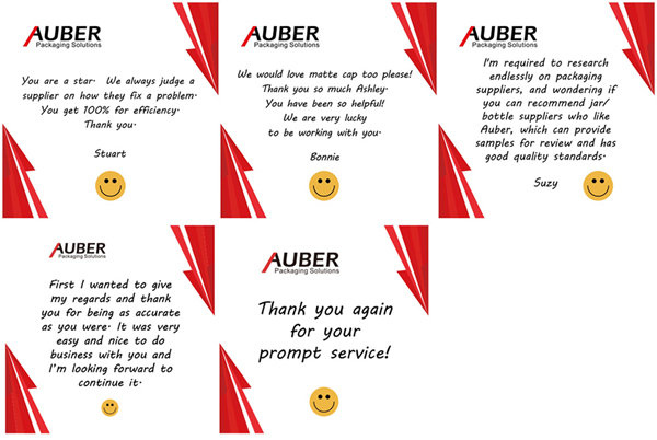  Auber Aluminum Cosmetic Tubes