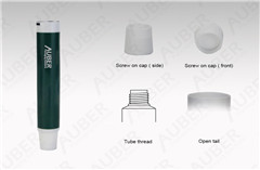 D19mm Round Aluminum Oral Care Tube with Screw on Cap