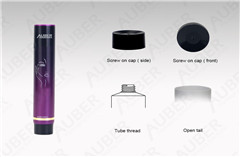 D22mm Purple Squeeze Tubes for Cosmetics with Screw on Cap